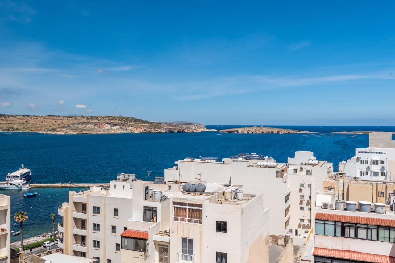 Ferienwohnung Penthouse With Seaview Terrace St. Paul's Bay Exterior foto